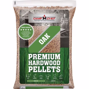 Oak pellets product image.