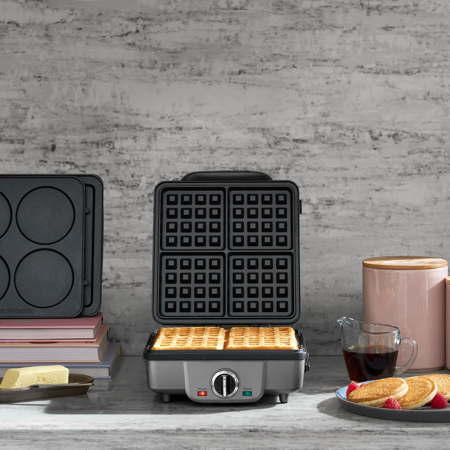 Product image of Cuisinart Belgian Waffle Maker with Pancake, Nonstick Plates_1