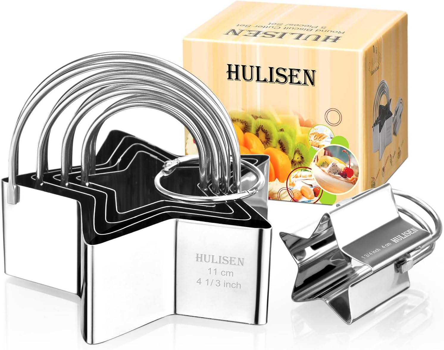 Product image of HULISEN Star Cookie Cutter Set