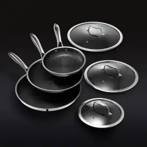 Product image of Hybrid Fry Pan Set with Lids, 6pc_2
