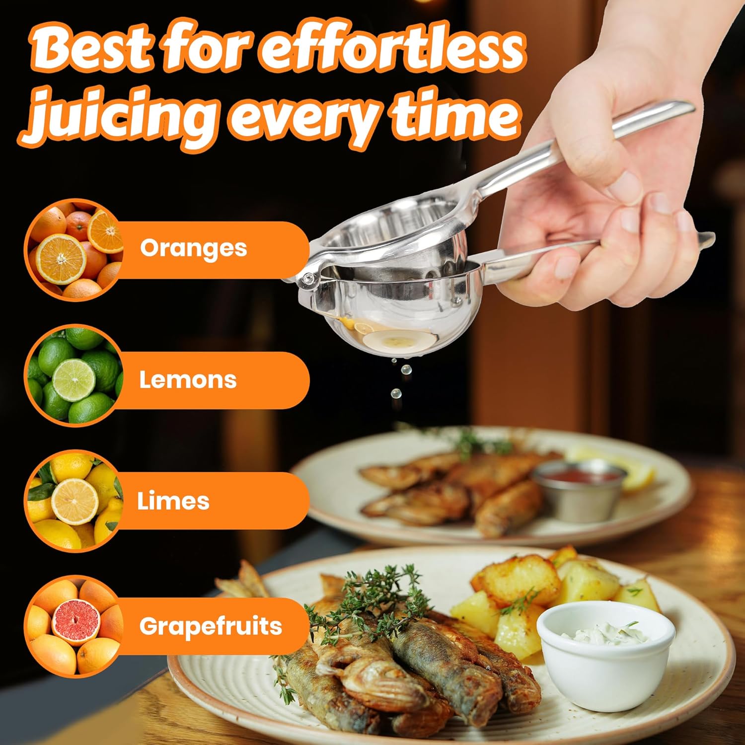 Product image of Stainless Steel Lemon Squeezer1