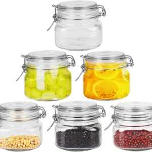 product image of 16 oz 6 Pack Airtight Glass Canisters
