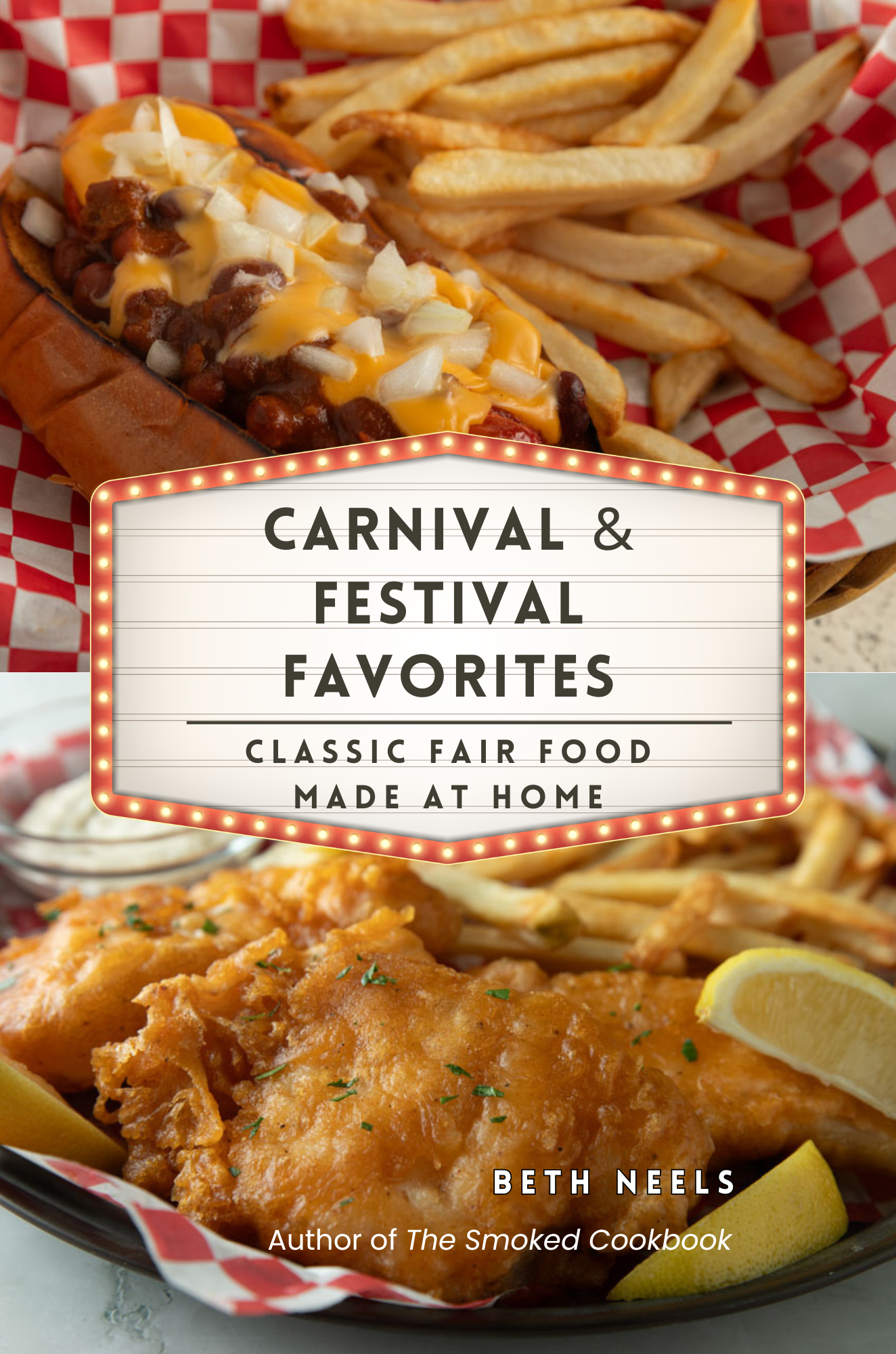 Carnival and Festival Food Favorites cookbook cover.
