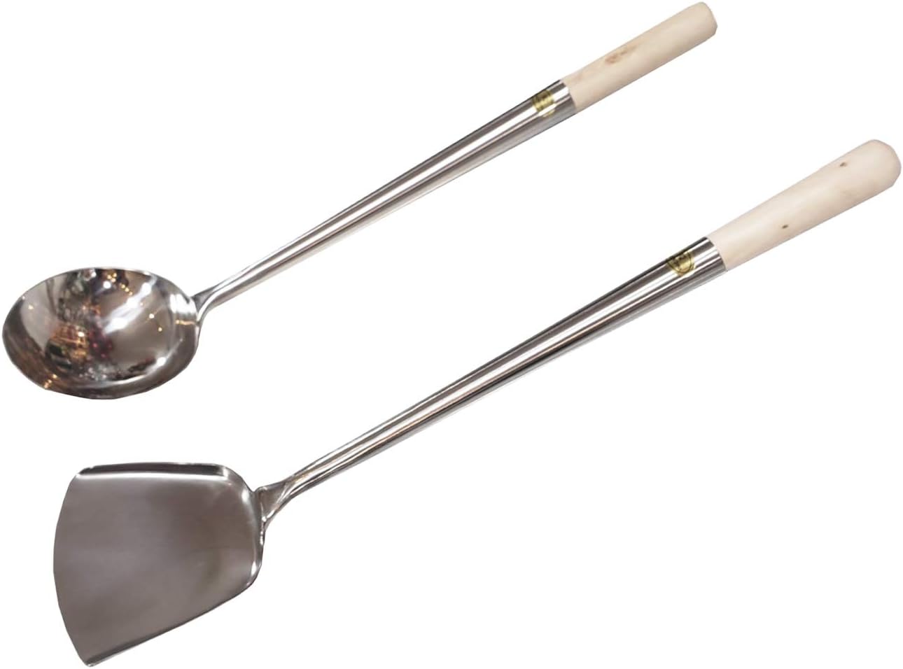 product image of Commercial Grade Wok Shovel & Ladle Set