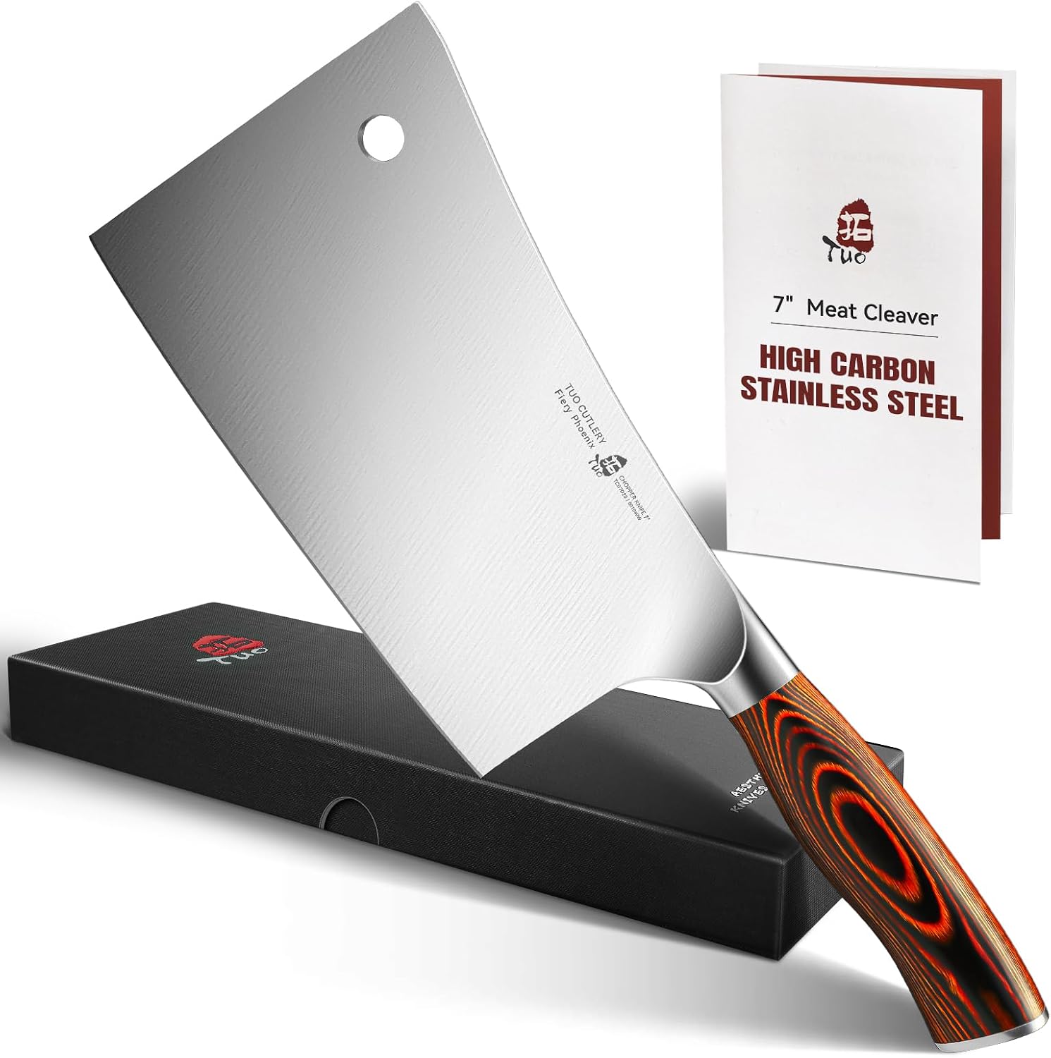 product image of TUO Meat Cleaver, 7 inch Heavy Duty Bone Chopper